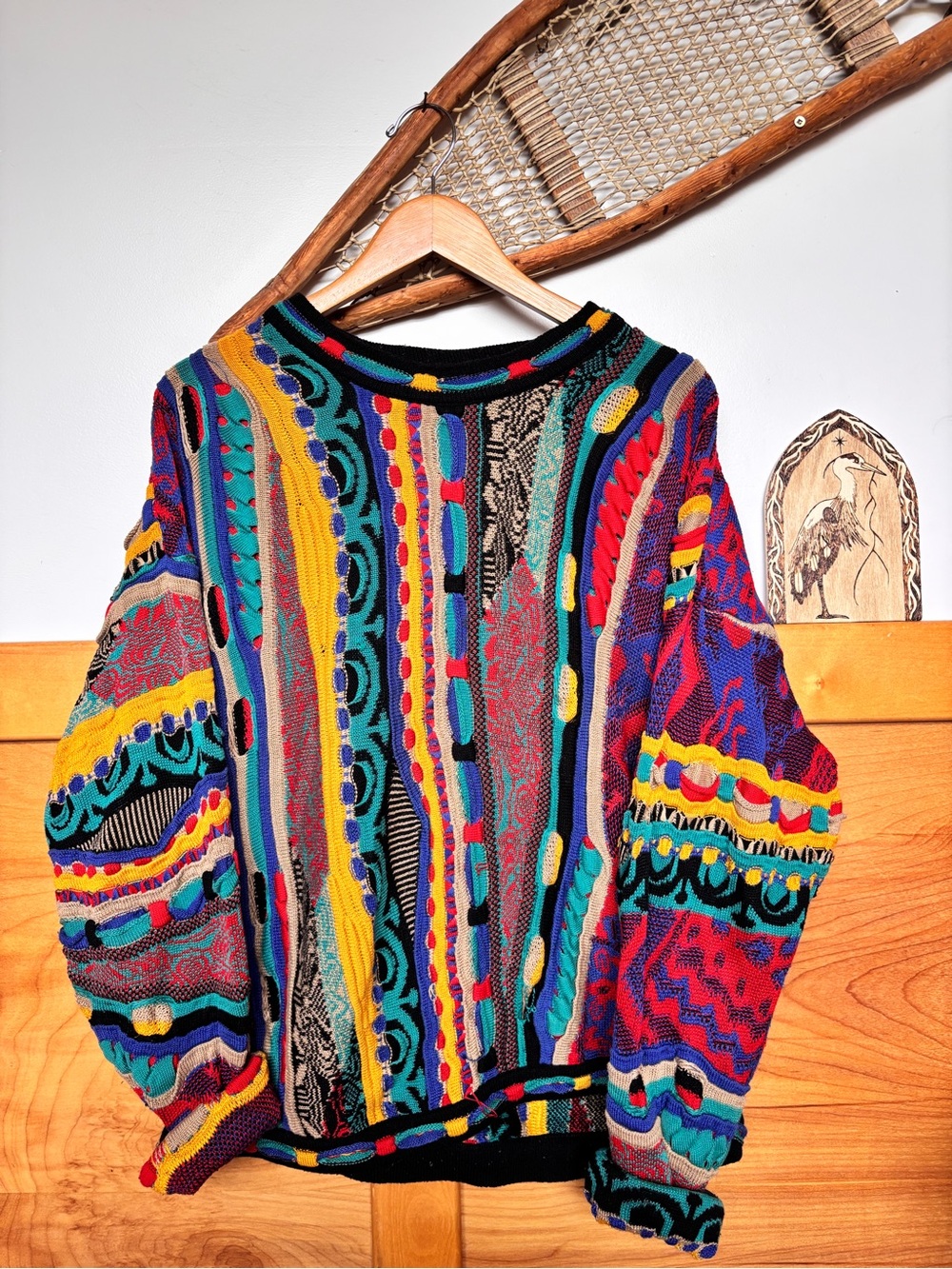 Vintage Coogi Style Multicoloured Sweater